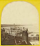 Great Beach and Harbour [Stereoview 1860s]